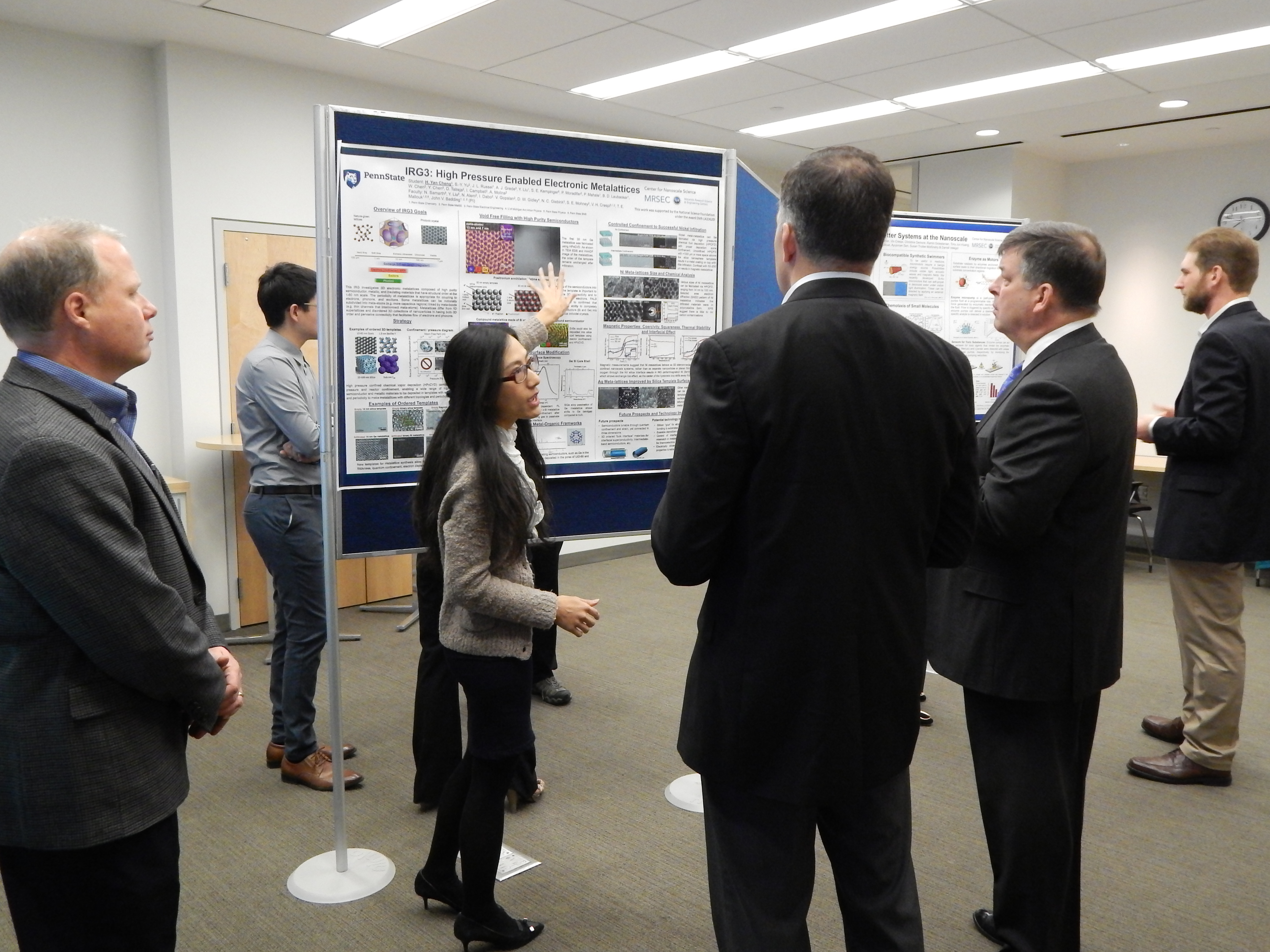 photo of professional opportunities poster session