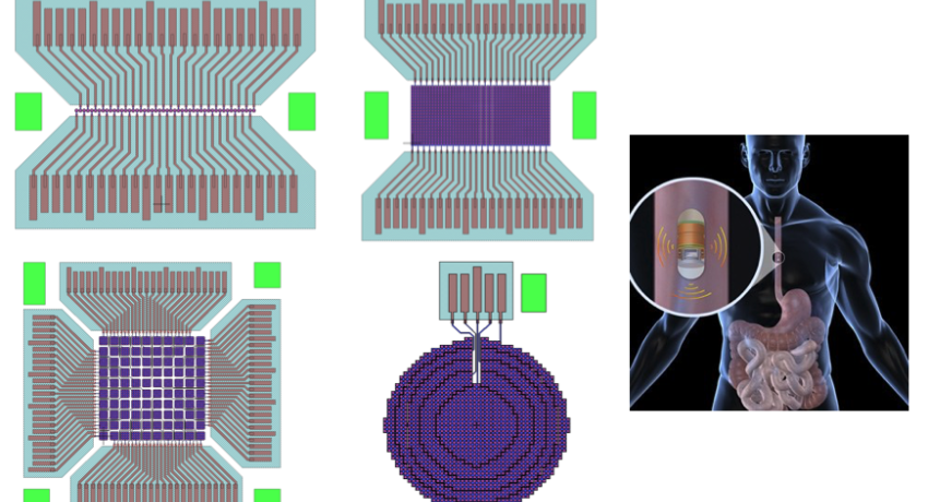 Image of acoustic arrays piezoelectric