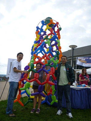 Photo of CNT balloon model