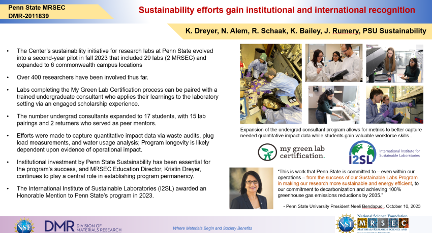 Sustainability Efforts highlight slide