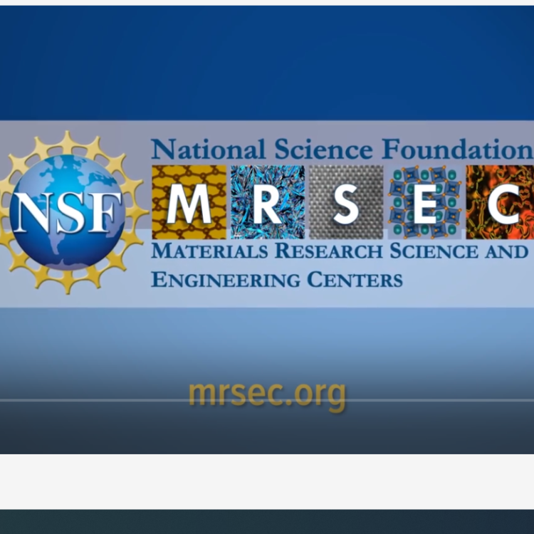 logo of the National Science Foundation's Materials Research Science & Engineering Porgram